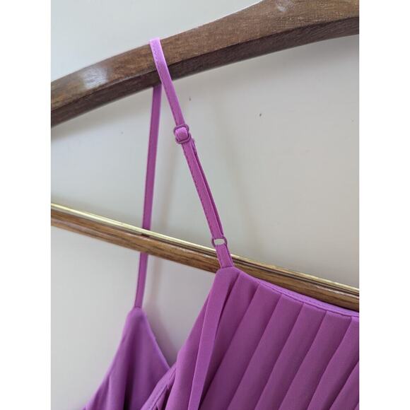 Express Tank Top Blouse Shirt Size Small Pink Women's Adjustable - Picture 7 of 7